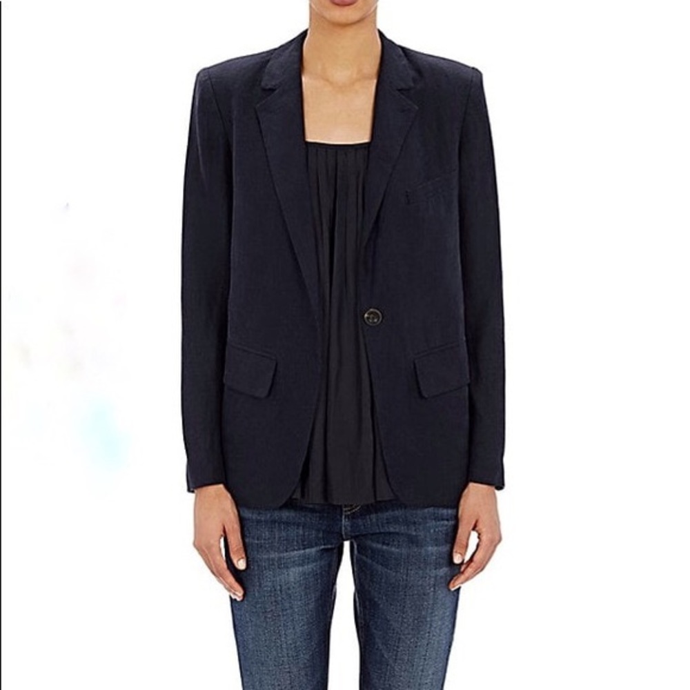 Ulla Johnson Rex Blazer, Navy Linen